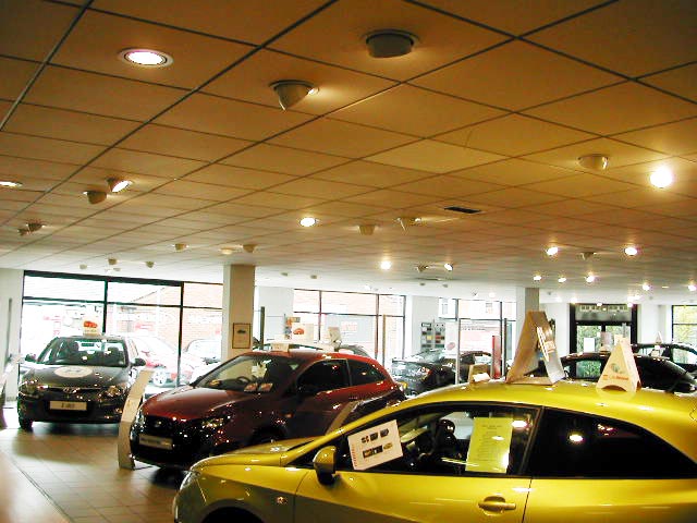Car Showroom Lighting