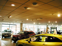 Car Showroom Lighting